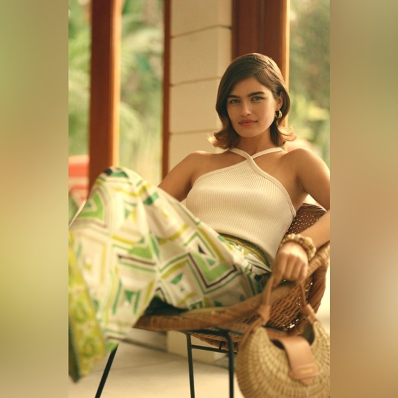 Anthropologie T.La Ribbed Halter Tank - Picture 2 of 16